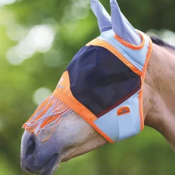 Shires FlyGuard Pro Air Motion Fly Mask With Ears & Fringe