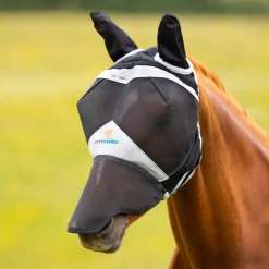 Shires FlyGuard Pro Fine Mesh Fly Mask With Ears & Nose