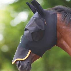 Shires FlyGuard Pro Stretch Fly Mask with Nose