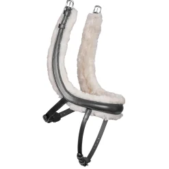 Shires Velociti Rapida Fleece Curved Flash Noseband