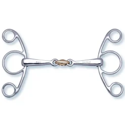 Stubben 2 in 1 Butterfly Snaffle - Double Broken