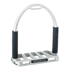 Stubben 1208 Stainless Steel Matt Flexi-Grip Stirrup