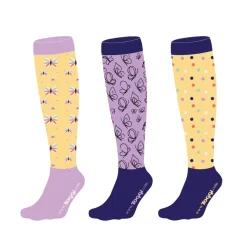Toggi Womens Butterfly 3 Pack Socks