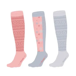 Toggi Womens Fairisle 3 Pack Socks