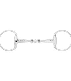 Waldhausen Double Jointed Stainless Steel Eggbutt Bit