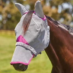 Weatherbeeta Comfitec Double Dart Deluxe Fly Mask With Ears And Nose